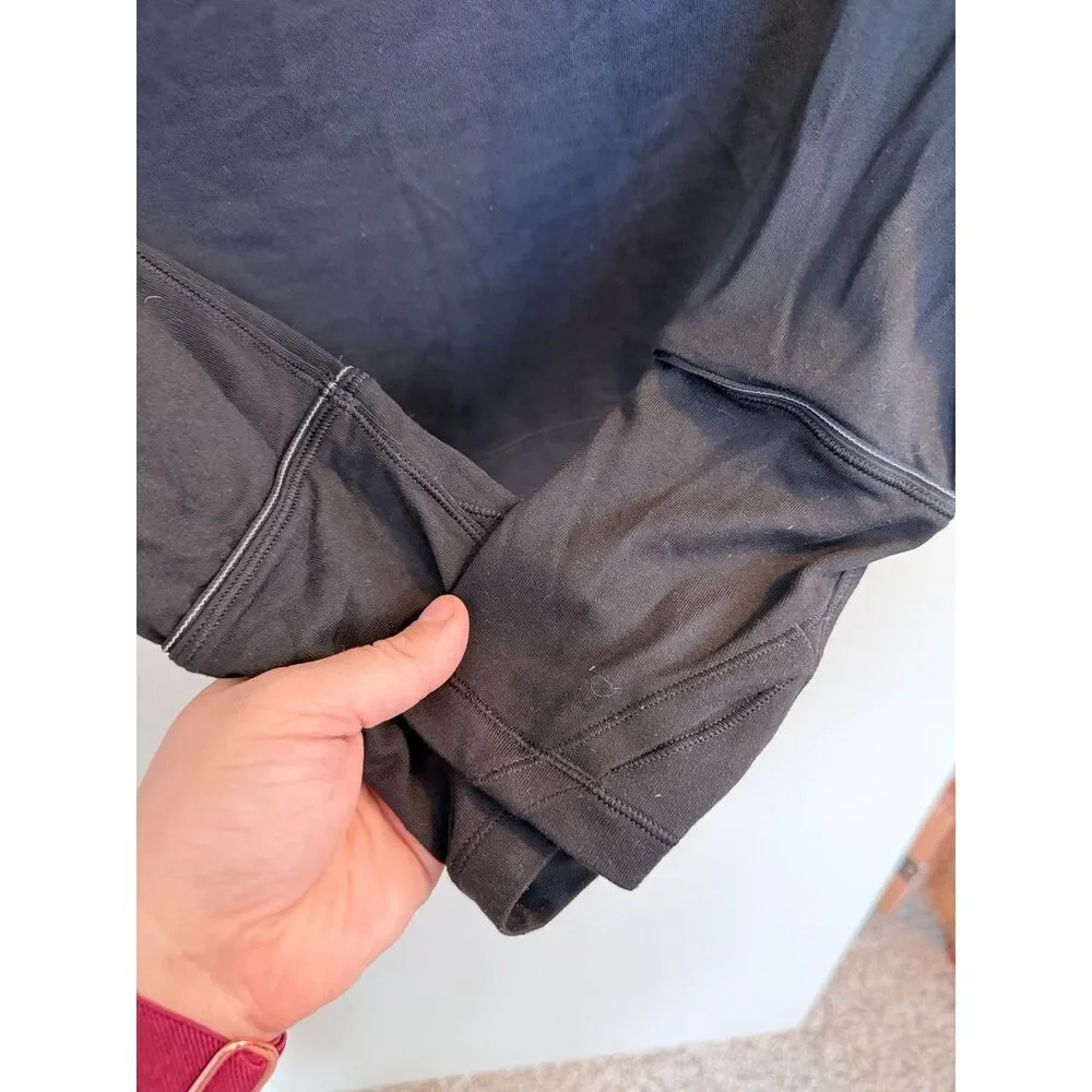 Lululemon It’s Rulu Run Long Sleeve Top - Black - Size 10‎